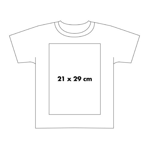 Cotton T-shirt with short sleeves and round neck.