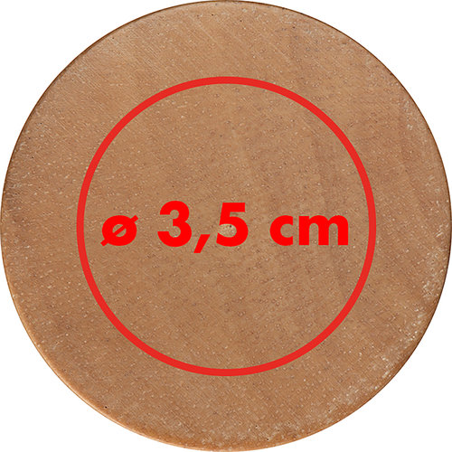 Wooden salt and pepper mill with grinding mechanism.