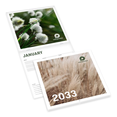 Brochure calendars with cover, square, A4-Square 1