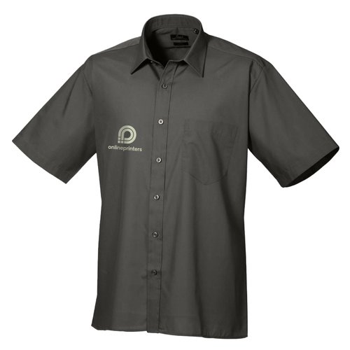 Premier poplin short-sleeve shirts, men 1