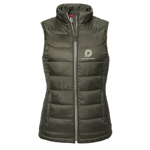 Russell Nano quilted vests, women, samples 1