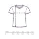 Cotton T-shirt with short sleeves and round neck.
