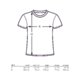 Cotton T-shirt with short sleeves and round neck.
