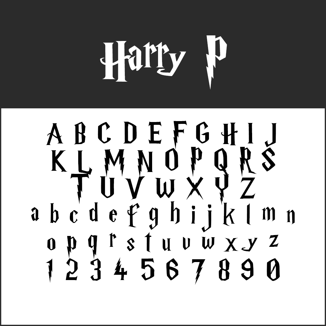 Harry Potter Typeface Download Magical Fonts